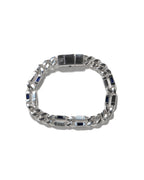 MAPLE Paradiso Bracelet Silver 925 Blue Sapphire Gemstones front view