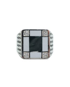 Prelude Signet (Silver/White/Topaz)