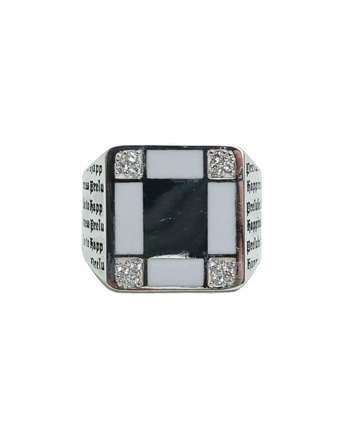 Prelude Signet (Silver/White/Topaz)