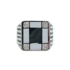 Prelude Signet (Silver/White/Topaz)