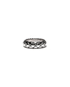 Quilted Band Ring (Silver)