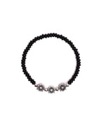 Rose Star Beaded Bracelet (Silver 925/Black Onyx)
