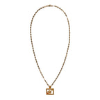 MAPLE Scorpio Chain 14K Gold Zircon Stone front view