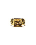 MAPLE Smiley Signet 14K Gold front view