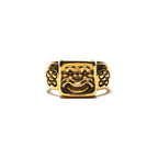 MAPLE Smiley Signet 14K Gold front view