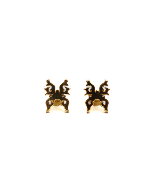 MAPLE Spur Earring with 14K Gold Plating front view
