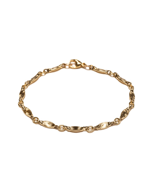 Sunburst Chain Bracelet (14K)