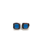 Sylvester Stud Earrings (Silver 925/Turquoise Resin)