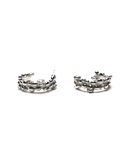 MAPLE Tropique Earrings Silver 925 front