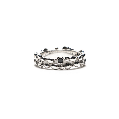 MAPLE Tropique Ring Silver 925 Onyx Stone front view