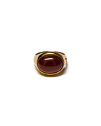 Tubby Ring (14K/Red Garnet)