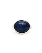 Tubby Ring (Silver 925/Lapis Lazuli)
