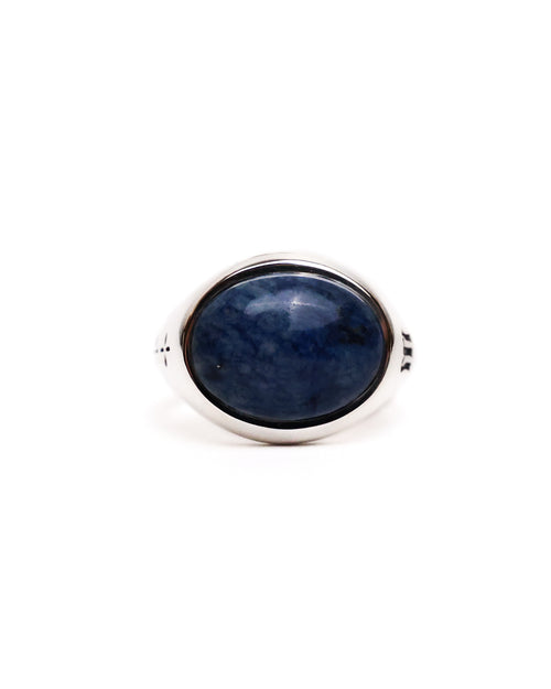 Tubby Ring (Silver 925/Lapis Lazuli)