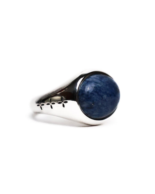 Tubby Ring (Silver 925/Lapis Lazuli)