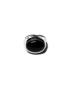 Tubby Ring (Silver/Onyx)