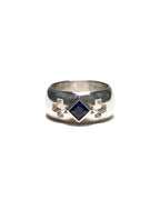 Wednesday Ring (Silver/Sapphire)