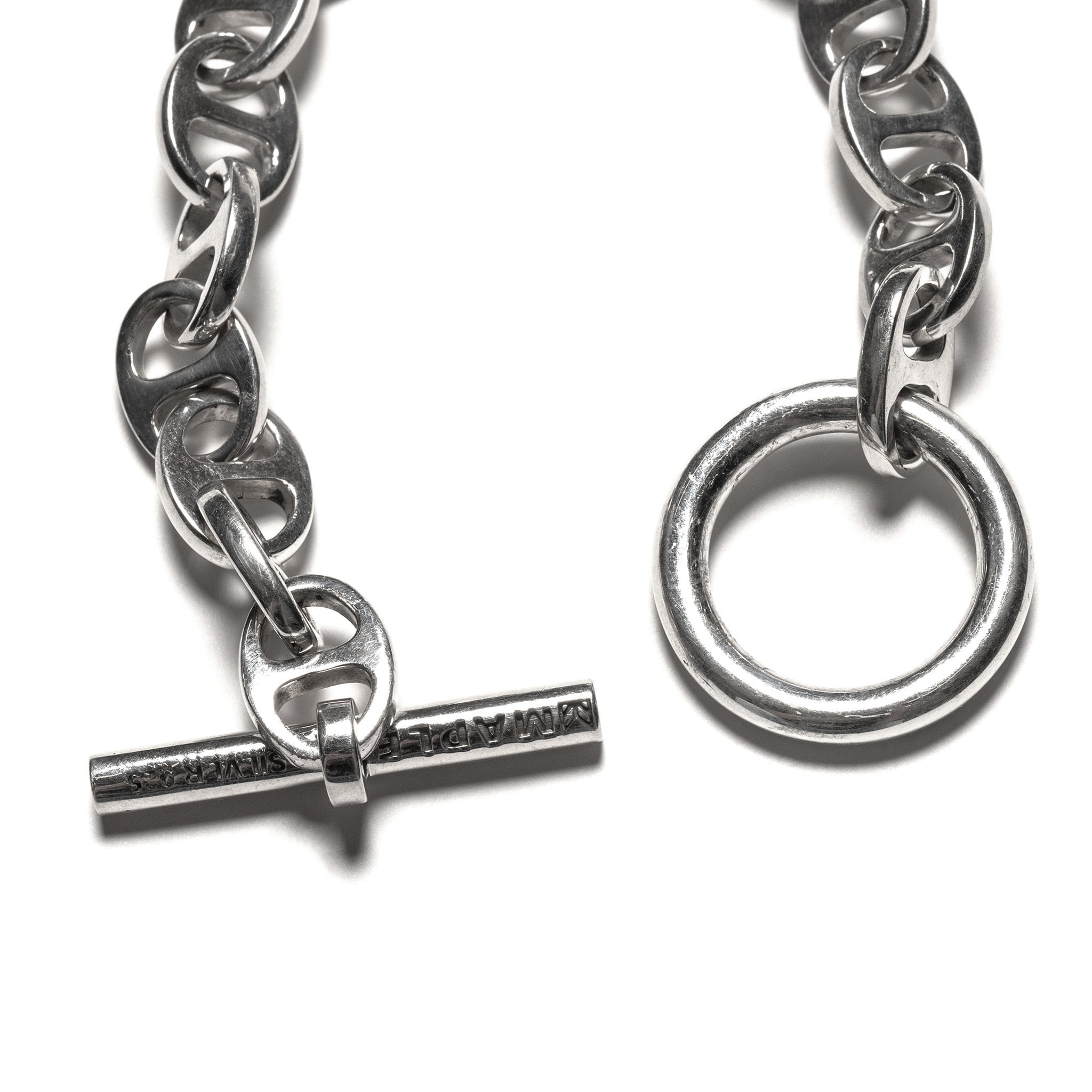 Chain Link Bracelet 10mm (Silver 925) 19 cm