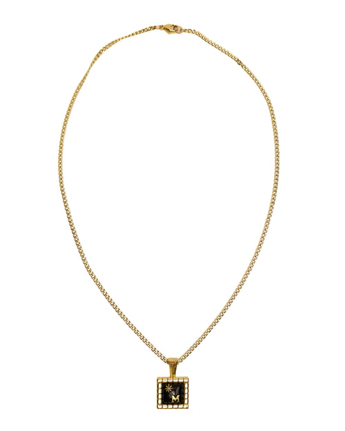 Collegiate Chain (14K/Onyx)