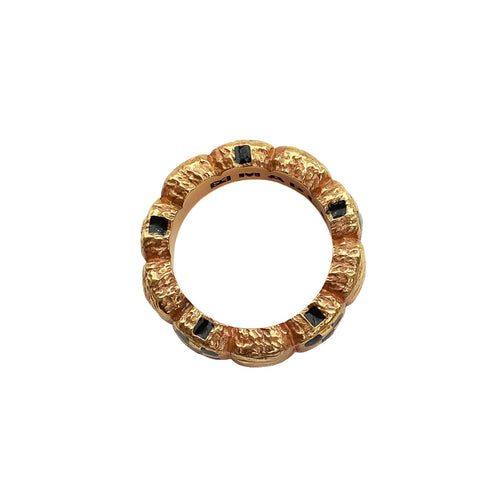 Davie Ring (14K/Black Resin)