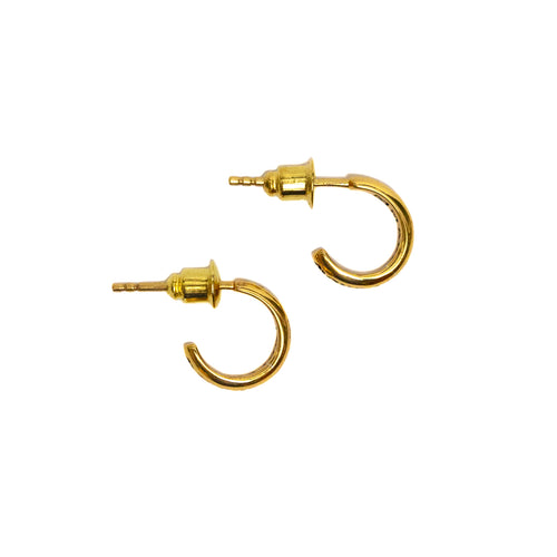 FTWK Mini Hoop Earrings (14K)