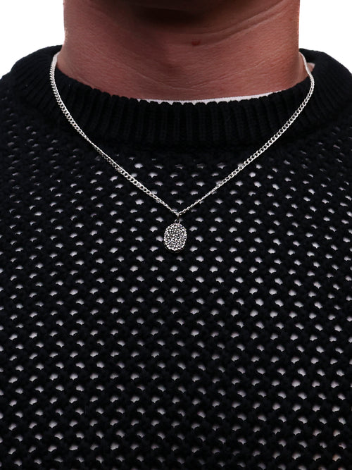 Floral Pendant + Chain (Silver 925)