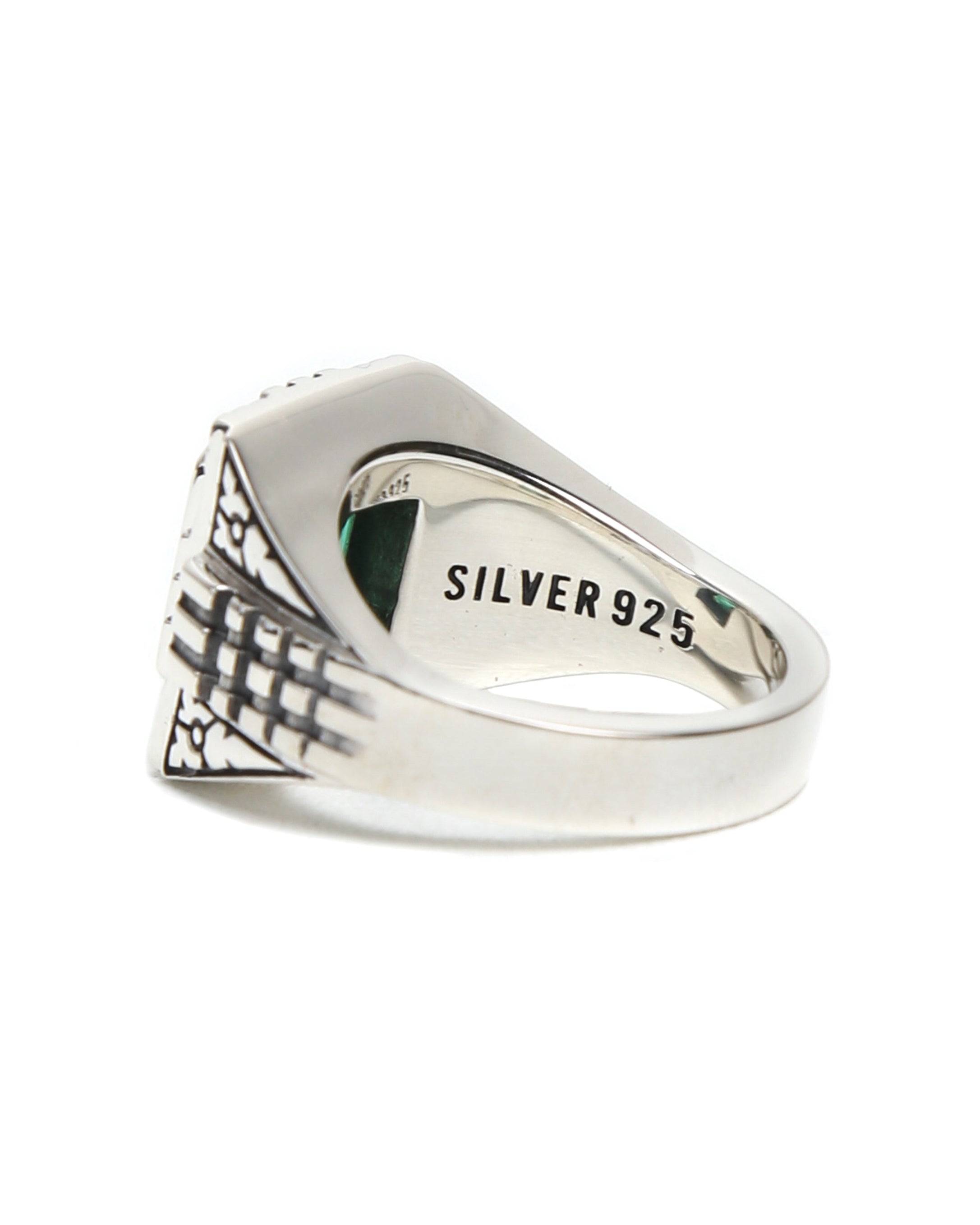 【関税込み】MAPLE シルバー Gazzi シグネットリング Gazzi Signet (Silver 925/Emerald) – MAPLE