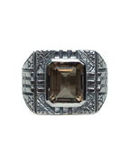 Gazzi Signet (Silver 925/Smokey Quartz)