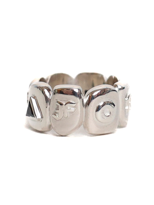 Grill Ring (Silver 925/Black Sapphire)