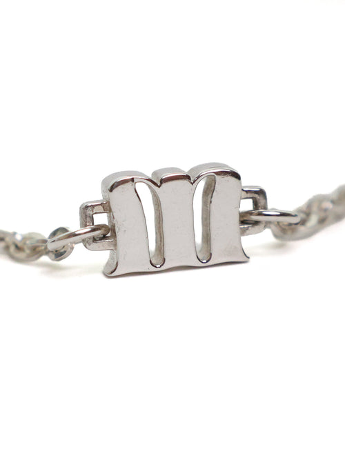 M Charm Chain (Silver 925)