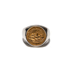 MAPLE Natural Selection Ring Silver 925/14K Gold front view