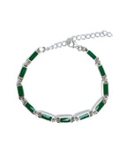 Poncho Bracelet (Silver 925/Green)