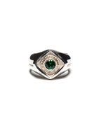 Psychotropic Class Ring (Silver/Emerald)