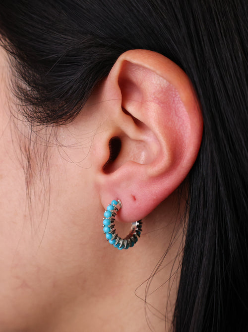 Samba Hoop (Silver 925/Turquoise)
