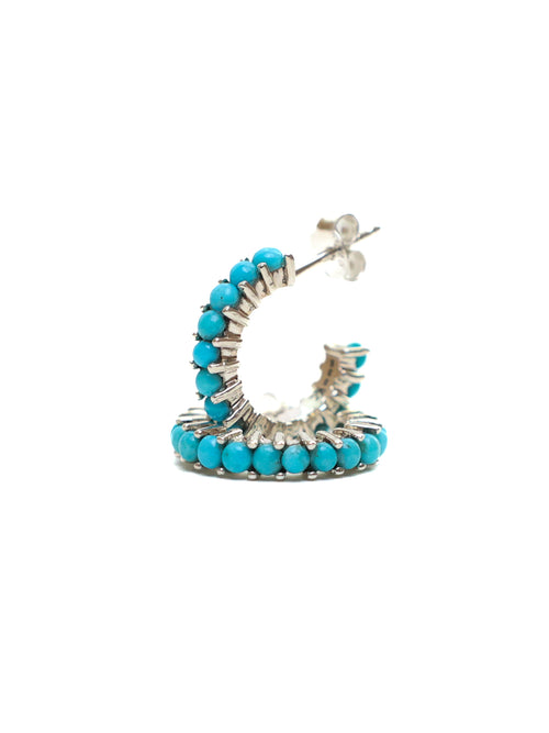 Samba Hoop (Silver 925/Turquoise)