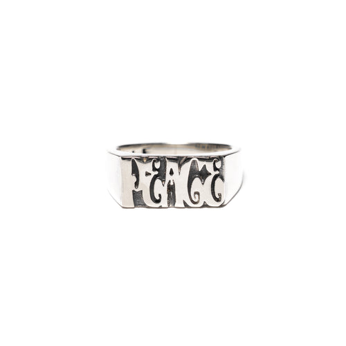 Word Peace Ring (Silver 925)