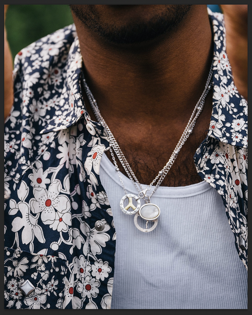 Bead Link Chain (Silver 925/14K Gold)